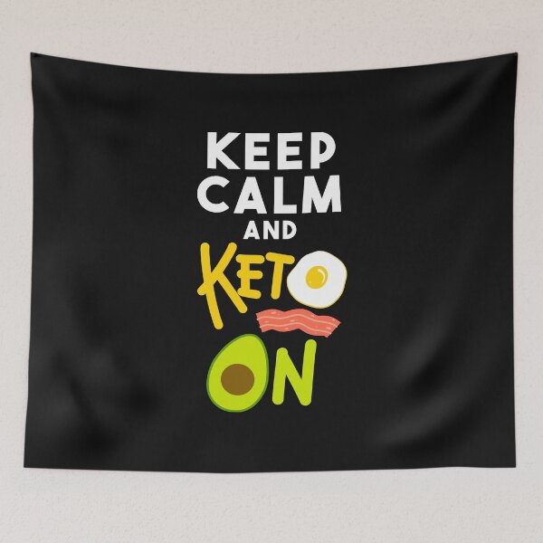 Item preview, low carb high protein T-Shirt I Keto on designed and sold by biNutz.