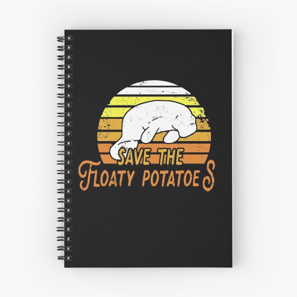 Item preview, Manatee Dugong sea animal welfare floaty potato designed and sold by Cari-Graphy.