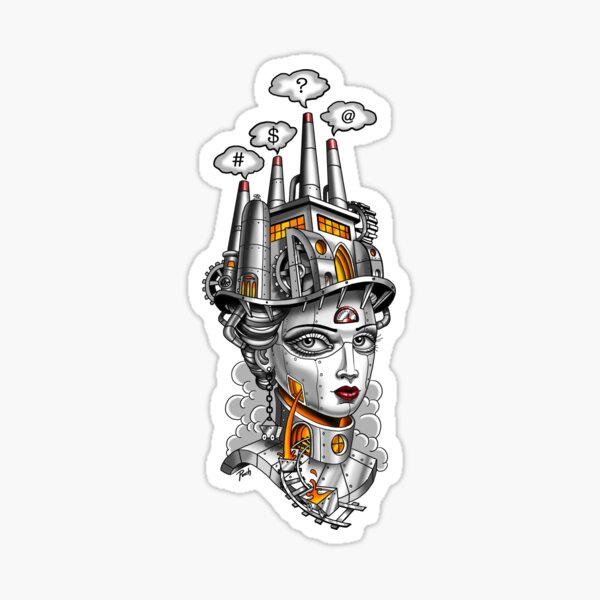 #Industrial Strength Girl Sticker