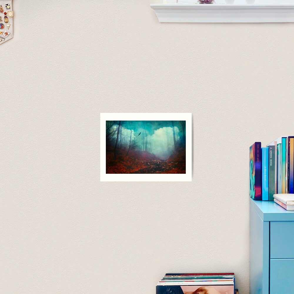 Secret Dreamland - Moody Forest Scenery Art Print