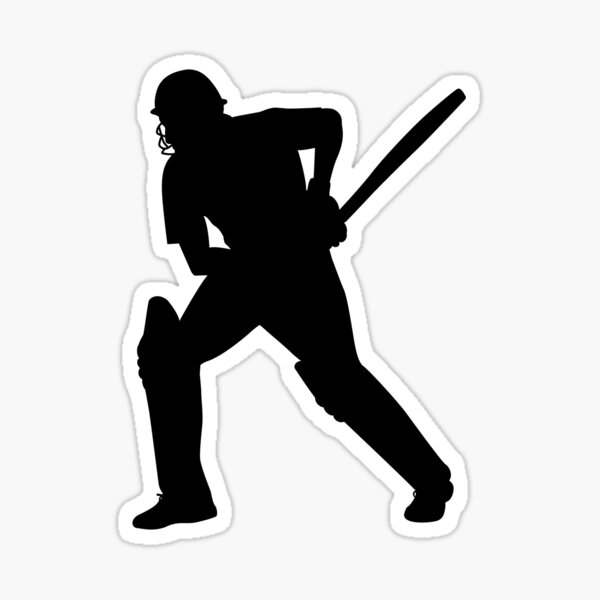 "Cricket Sport Bat Ball" Sticker for Sale by Gotcha29 Redbubble