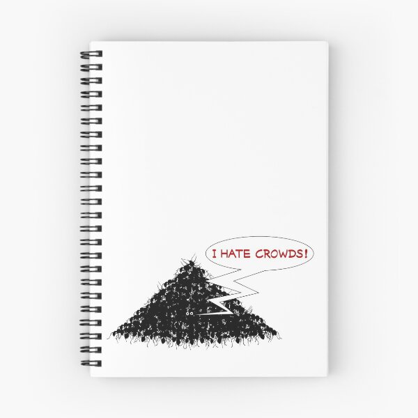 Item preview, I Hate Crowds! Anthill | schwarz | Statement designed and sold by un-artiges.