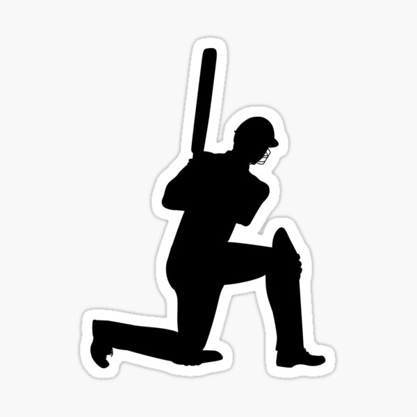 "Cricket Sport Bat Ball" Sticker for Sale by Gotcha29 Redbubble