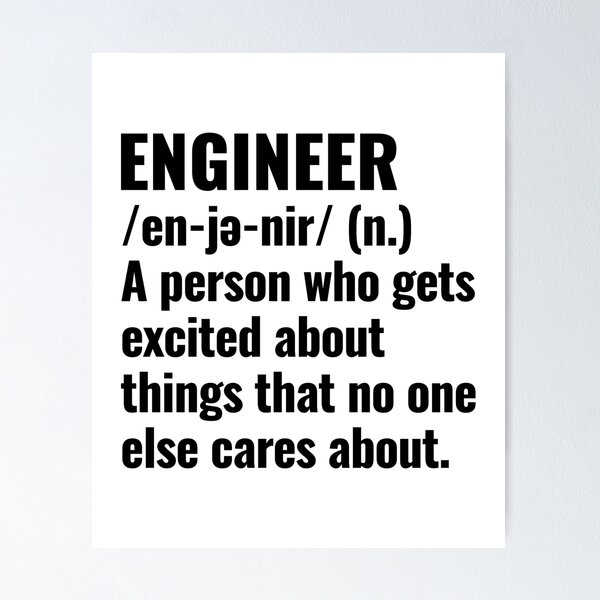 Item preview, Funny Engineer Definition designed and sold by EstelleStar.