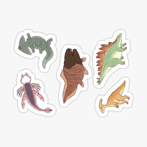 Prehistoric Cuties Sticker