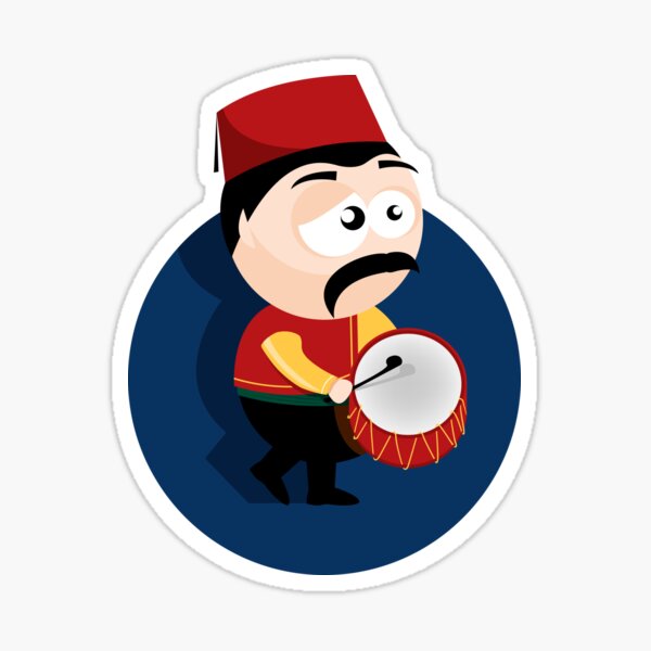 Ramadan Drummer Sticker