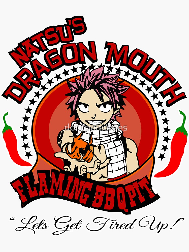 Natsu BBQ FairyTale Anime by dontpanictees