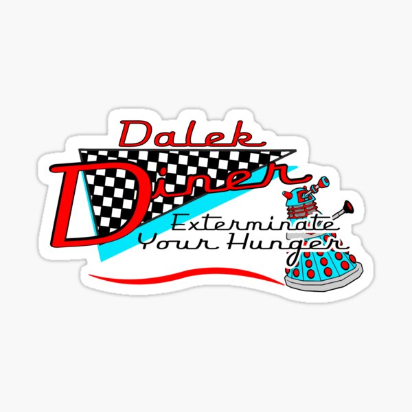 Dalek Diner 1 Sticker