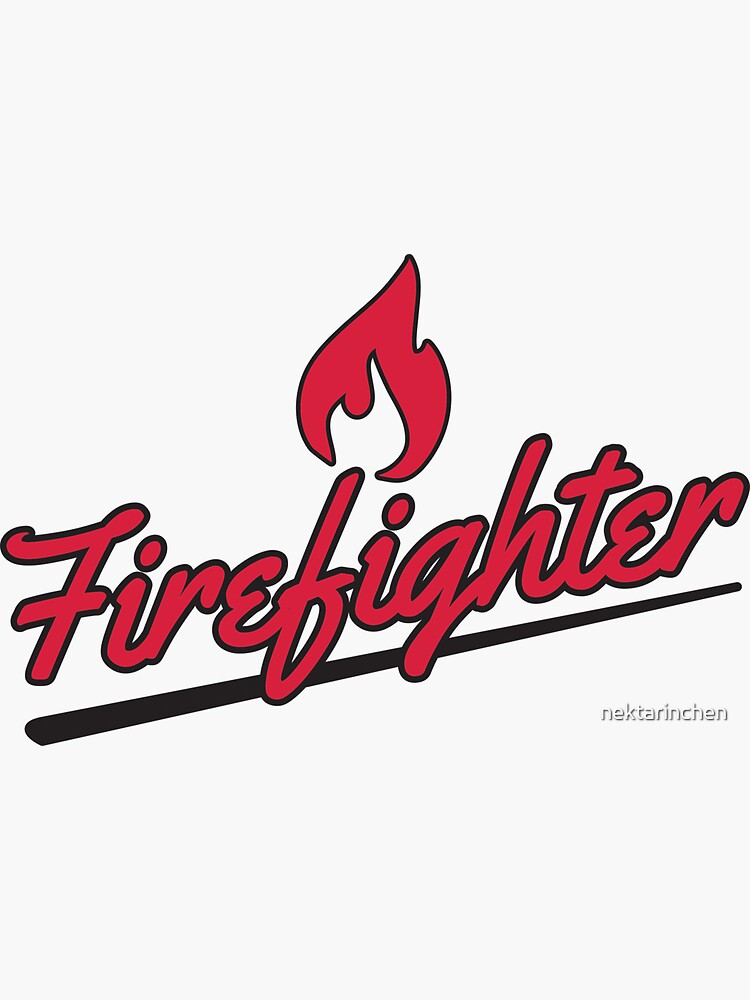 firefighter-sticker-by-nektarinchen-redbubble