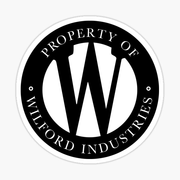 "Wilford Industries" Sticker by WWWWWWWWWW Redbubble