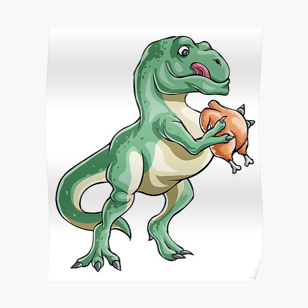 Dinosaur Eating Chicken Dinosaur Eating Chicken