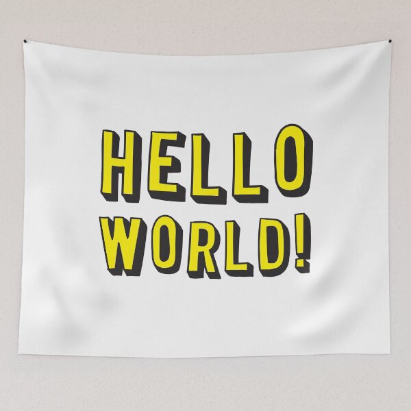 Item preview, HELLO WORLD designed and sold by jazzydevil.
