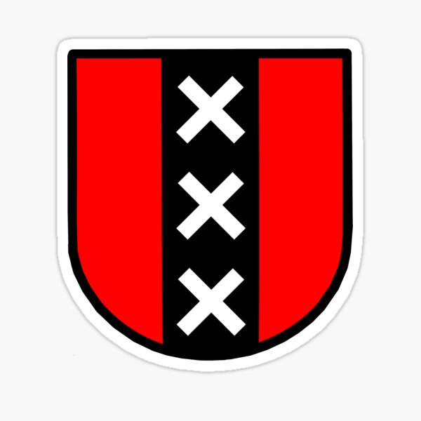 Amsterdam triple xxx Pays-Bas Sticker
