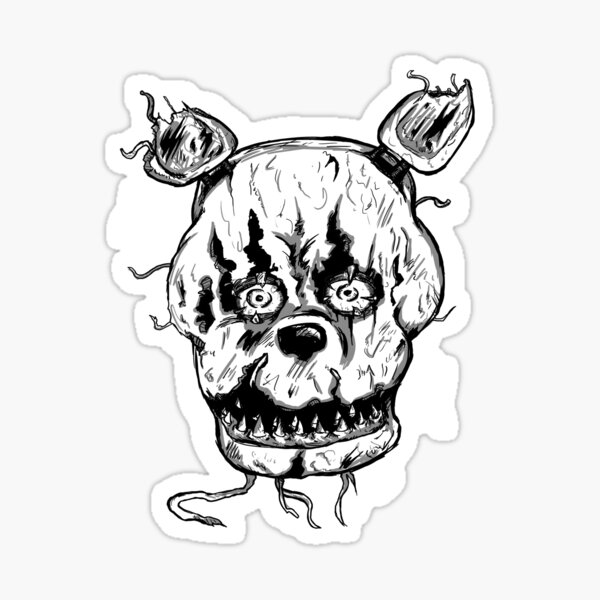 Nightmare Fredbear  Fnaf coloring pages, Fnaf drawings, Nightmare