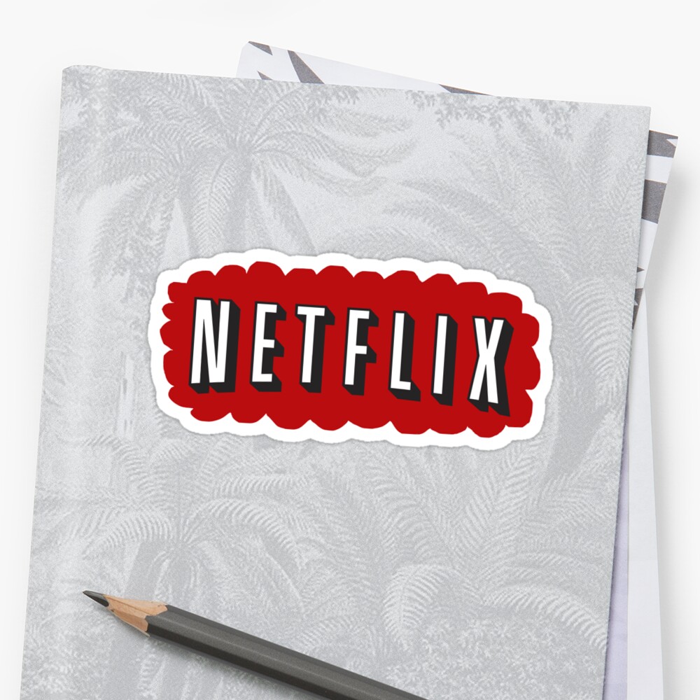 "Netflix " Sticker by sarahm86 | Redbubble