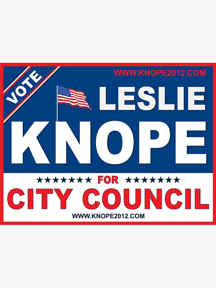 Vote Leslie Knope 2012 by samuelhopper
