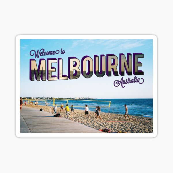Item preview, Melbourne Australia Vintage Postcard designed and sold by gpunch.