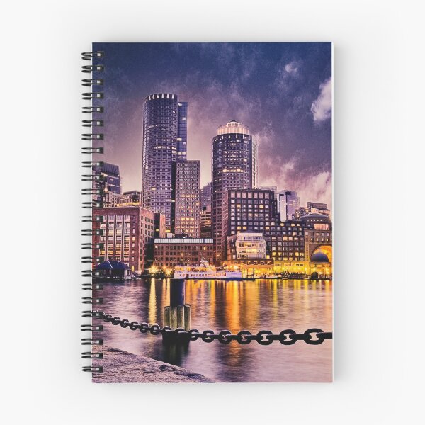Item preview, Skyline of Boston Harbor  designed and sold by LudaNayvelt.