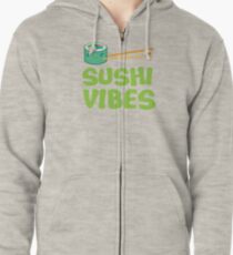 SUSHI VIBES Zipped Hoodie