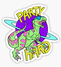 Party Hard dinosaur Sticker