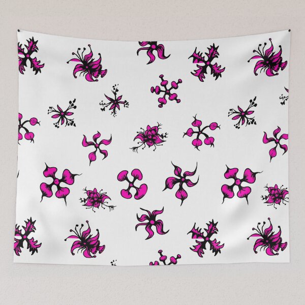 Item preview, Various Flowers Pink designed and sold by Kim Gauge.