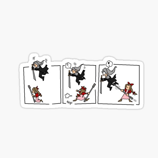 Item preview, Sephiroth Vs Aeris designed and sold by Teddy Savalli.