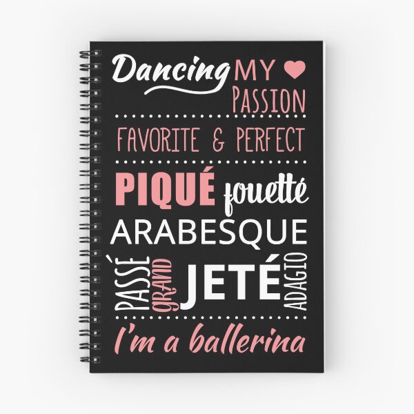 Item preview, I'm a Ballerina !! Ballet Words Classical dance designed and sold by Bebichic.