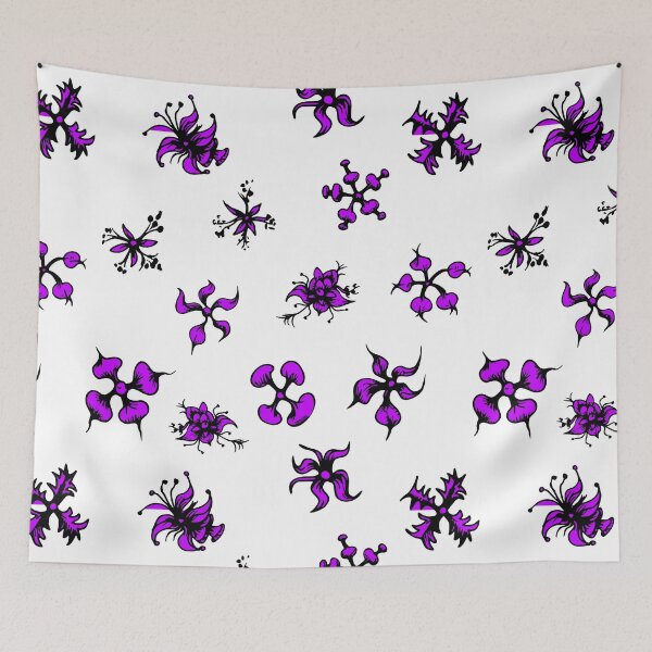 Item preview, Various Flowers Purple designed and sold by Kim Gauge.
