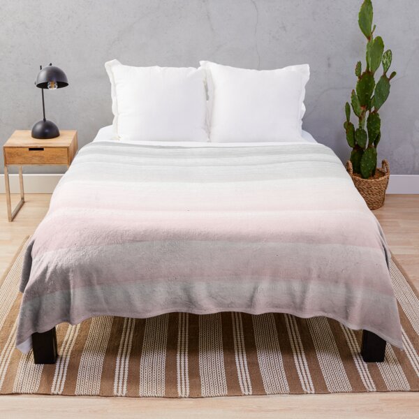 Item preview, Touching Blush Gray Watercolor Abstract Stripe #1 #painting #decor #art designed and sold by Anita's & Bella's Art.