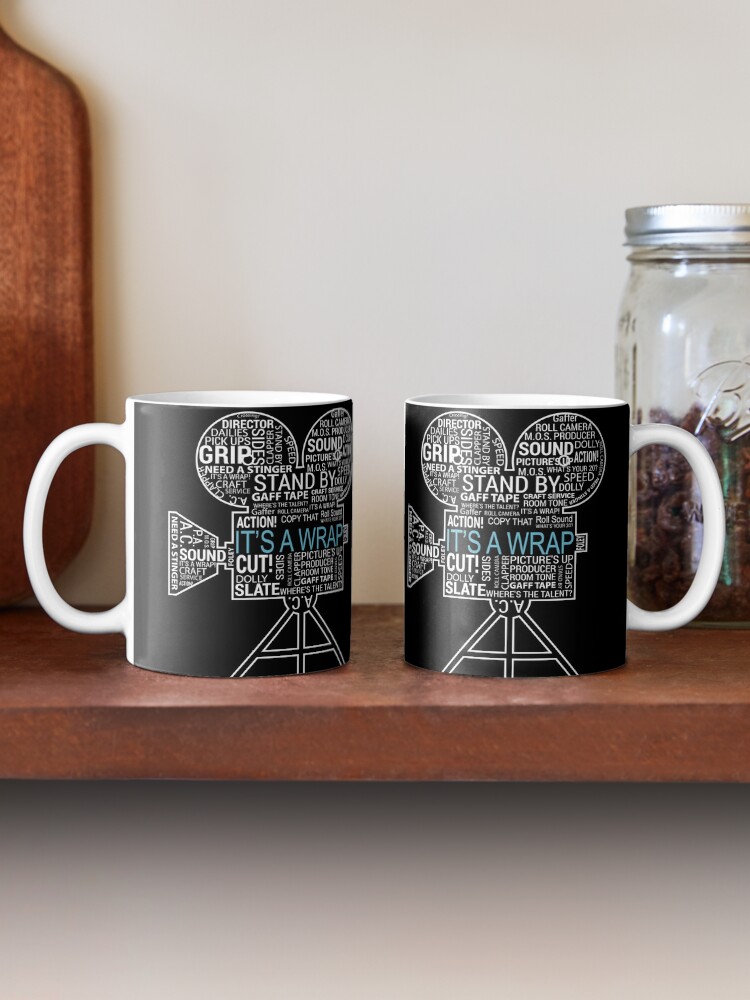 Alternate view of Film Crew Design - It's A Wrap! Coffee Mug