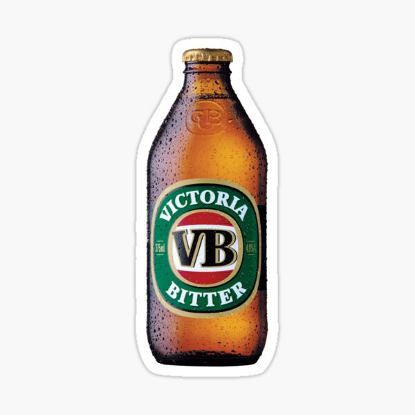 VB Beer Bottle Sticker