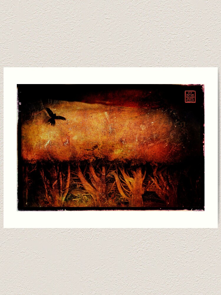 Alternate view of f l e e t i n g Art Print