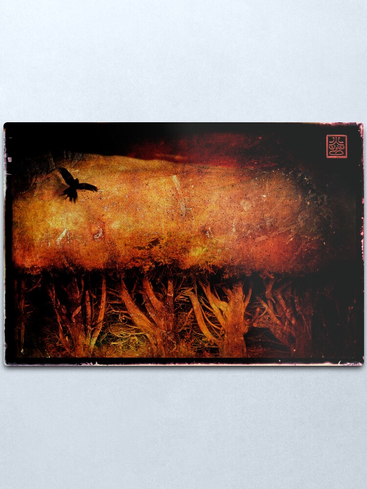 Alternate view of f l e e t i n g Metal Print