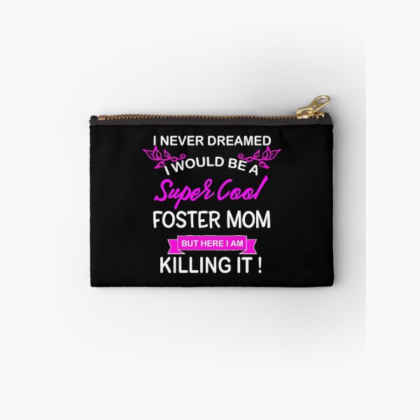 Item preview, Super Cool Foster Mom Hot Pink designed and sold by LarkDesigns.