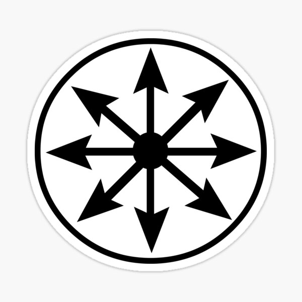 Chaos Star Stickers | Redbubble