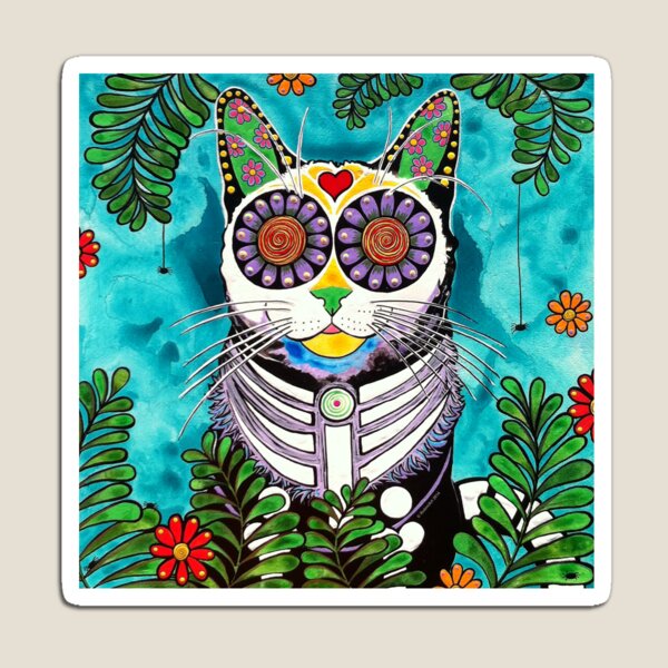 Fern Cat Magnet