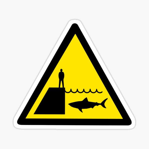 danger-sharks-sign-sticker-for-sale-by-mrdoomits-redbubble