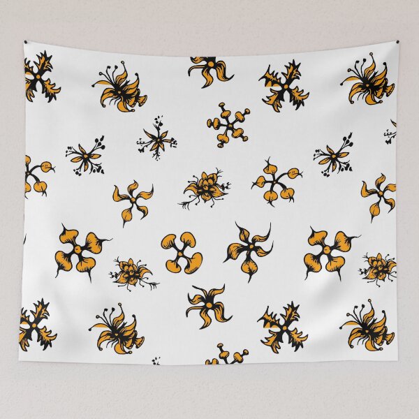 Item preview, Various Flowers Orange designed and sold by Kim Gauge.
