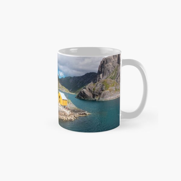 Nusfjord auf den Lofoten, Norwegen / Skandinavien Tasse (Standard)