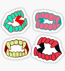 mini fangy fangs Sticker
