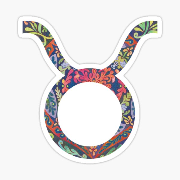 Taurus Star Sign Sticker