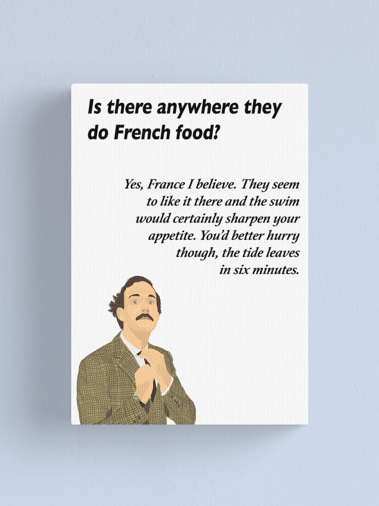 Basil Fawlty French Food Quote