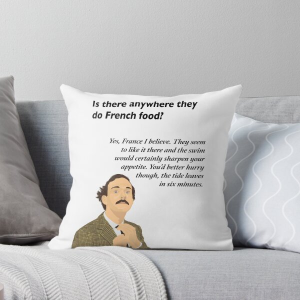 Item preview, Basil Fawlty 'French Food' Quote designed and sold by WayneBrant.