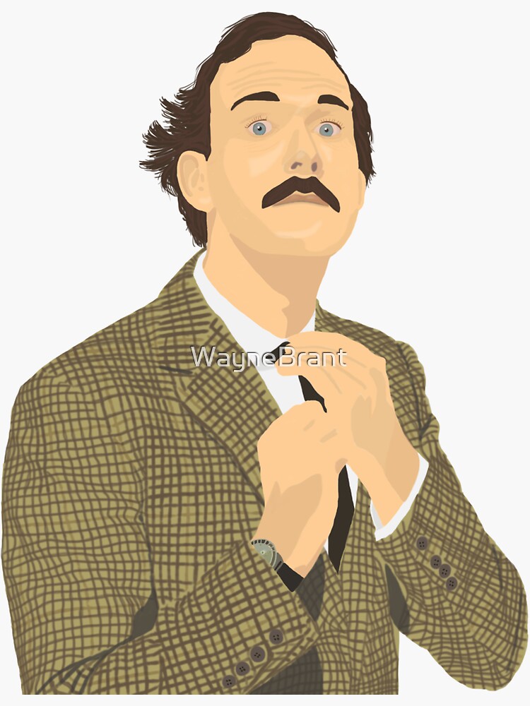 "Basil Fawlty 'French Food' Quote" Sticker for Sale by WayneBrant