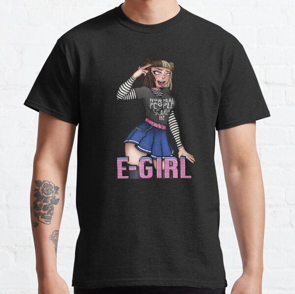 Egirl T Shirts Redbubble - free roblox e girl clothes