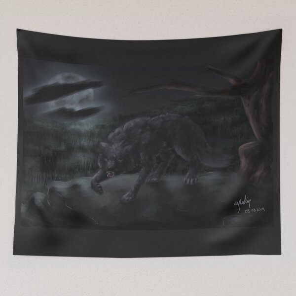 Item preview, The Wolf's Moon designed and sold by Morgan Jenkins.