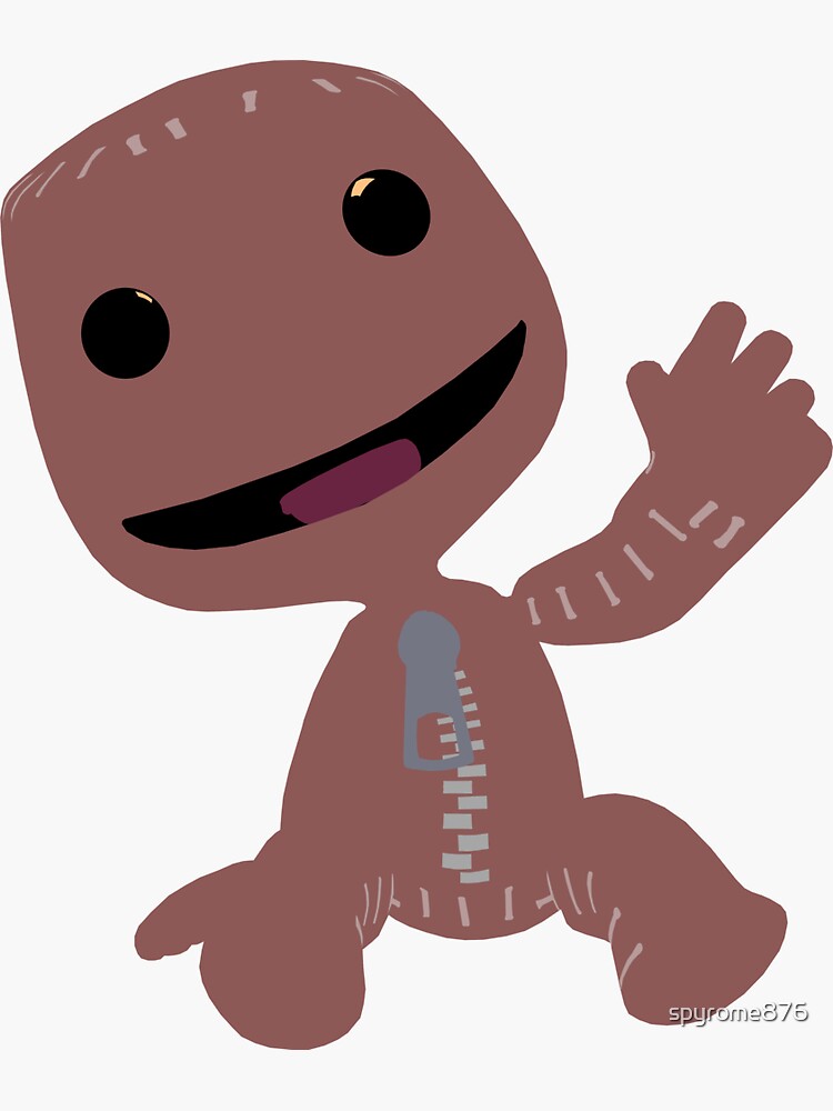 "Sackboy" Sticker for Sale by spyrome876 Redbubble