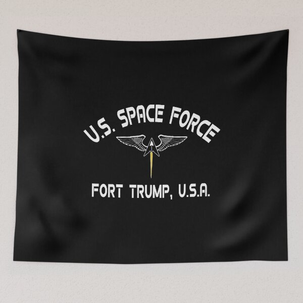 Aperçu de l'œuvre Armée de terre américaine Galactic ailes militaires Fort Trump USA blanc créée et vendue par KNUXX Shop.