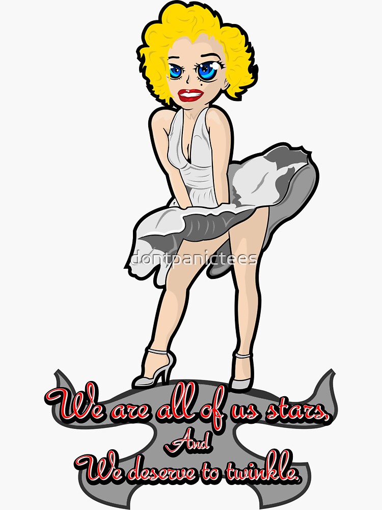 Marilyn Monroe Anime Chibi by dontpanictees