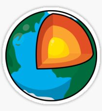 Mittelpunkt der Erde Sticker